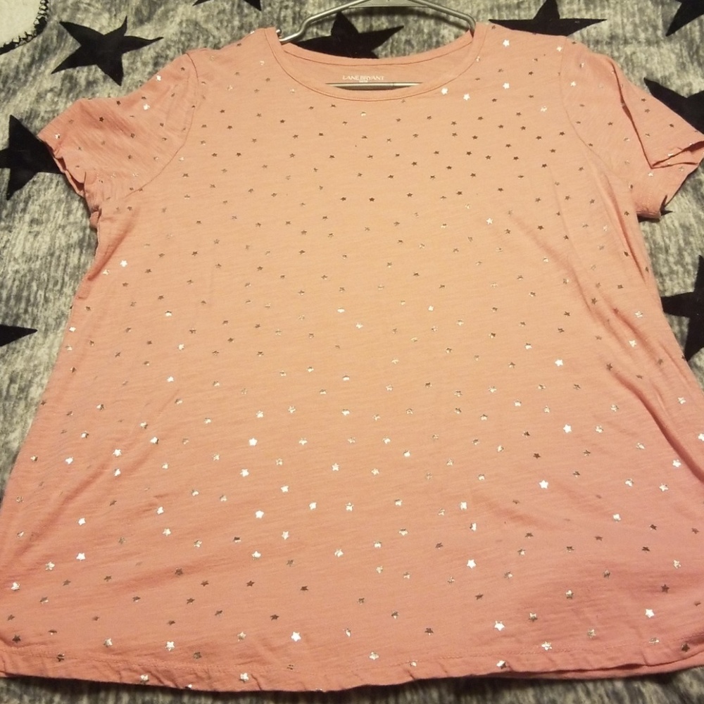 Lane Bryant foil tee